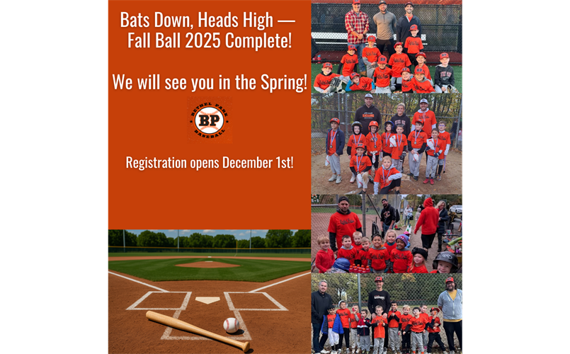 Bats Down, Heads High - Fall Ball 2025 Complete!