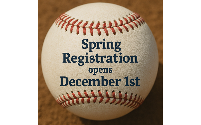 Spring Registration Opens December 1st