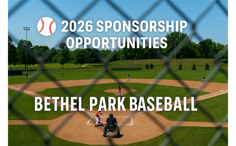 Become a 2026 Bethel Park Baseball Sponsor!