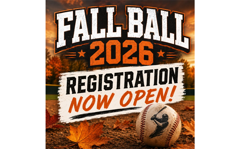 Fall Ball Registration is now open!